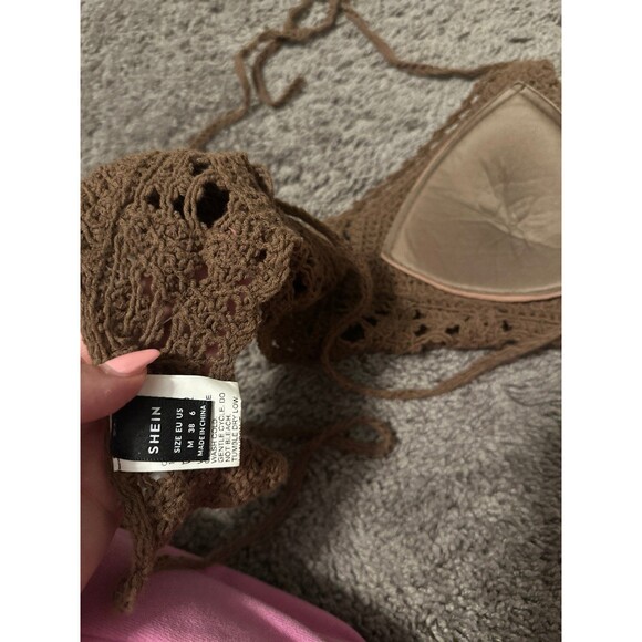 Brown woven top - Picture 3 of 3